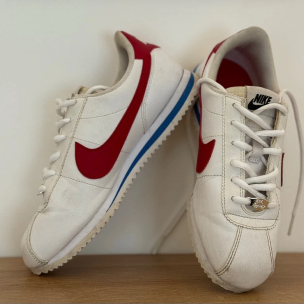 Nike Women’s Cortez Leather Sneakers - Picture 2 of 3
